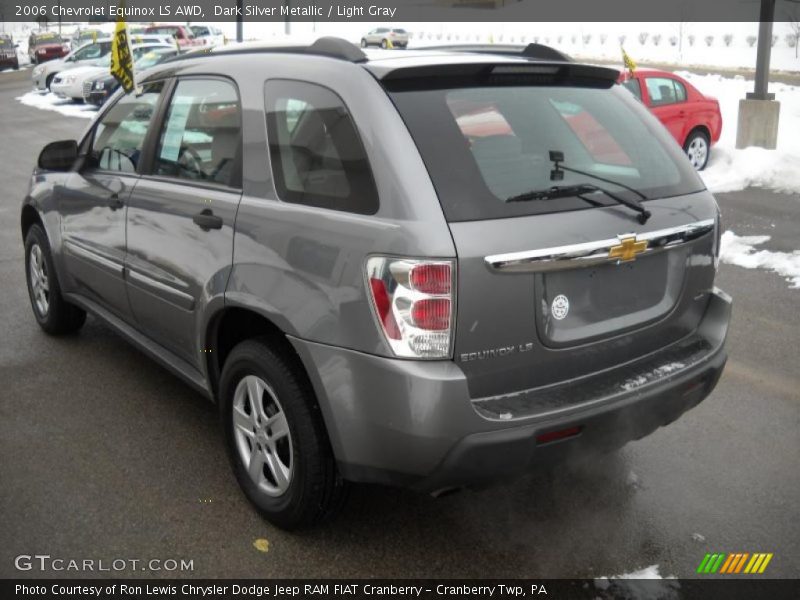 Dark Silver Metallic / Light Gray 2006 Chevrolet Equinox LS AWD