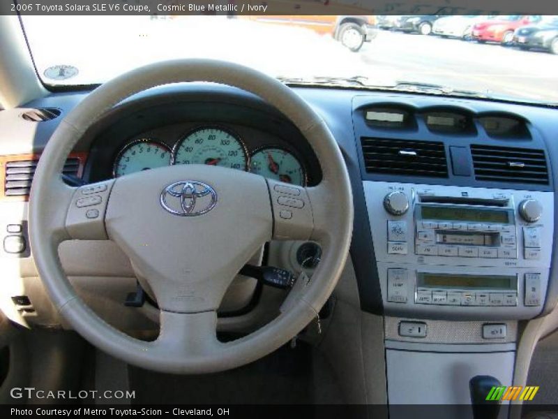 Cosmic Blue Metallic / Ivory 2006 Toyota Solara SLE V6 Coupe