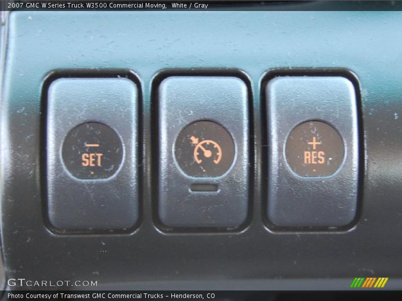 White / Gray 2007 GMC W Series Truck W3500 Commercial Moving