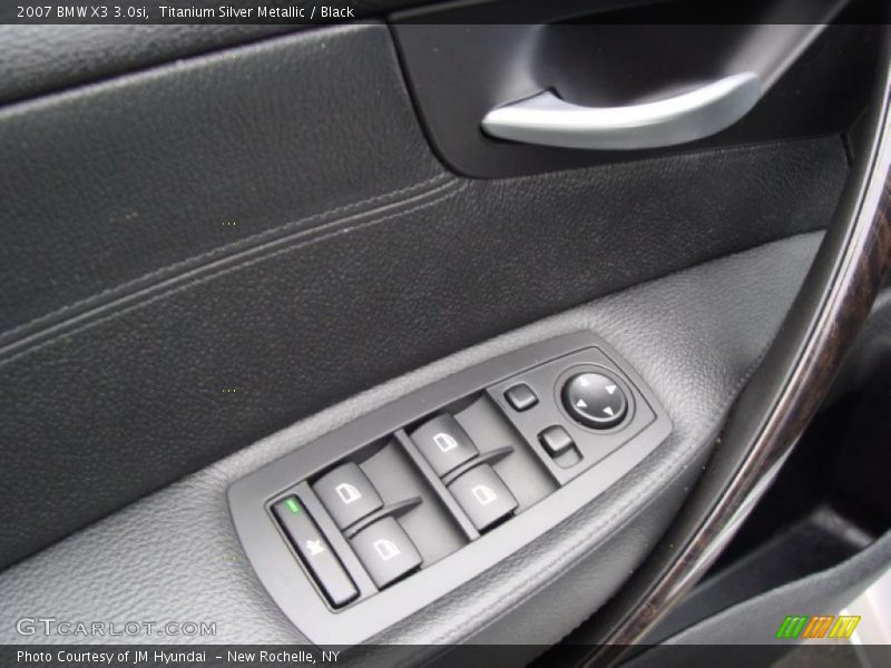 Titanium Silver Metallic / Black 2007 BMW X3 3.0si