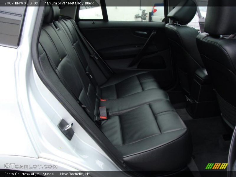 Titanium Silver Metallic / Black 2007 BMW X3 3.0si