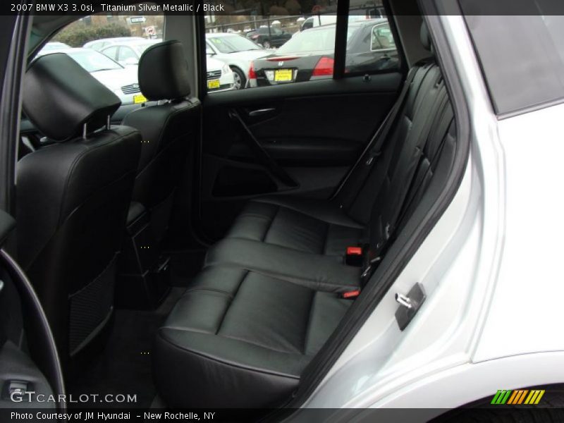 Titanium Silver Metallic / Black 2007 BMW X3 3.0si