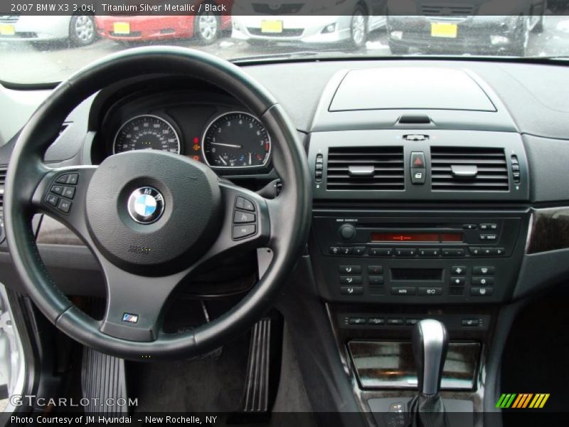 Titanium Silver Metallic / Black 2007 BMW X3 3.0si