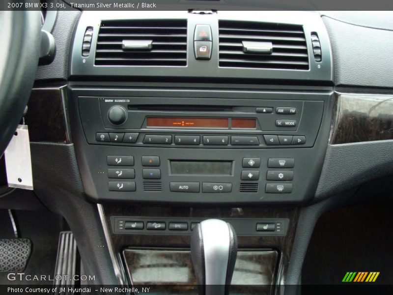 Titanium Silver Metallic / Black 2007 BMW X3 3.0si