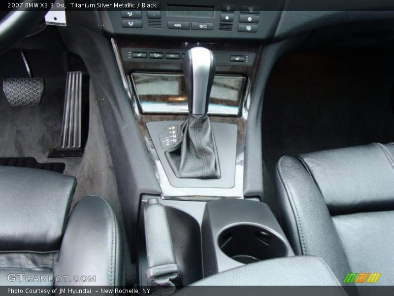 Titanium Silver Metallic / Black 2007 BMW X3 3.0si
