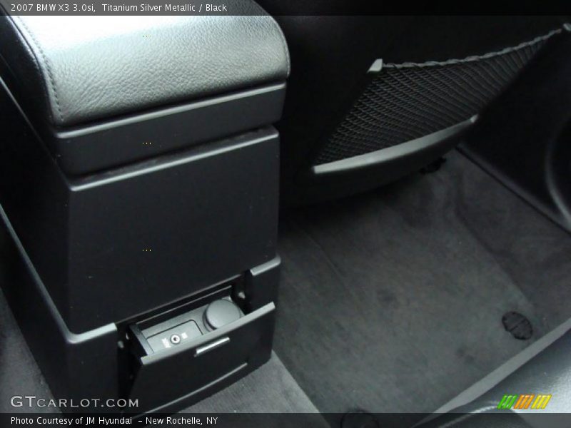 Titanium Silver Metallic / Black 2007 BMW X3 3.0si