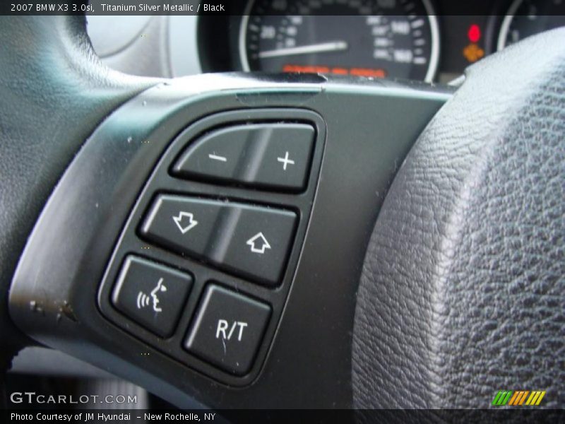 Titanium Silver Metallic / Black 2007 BMW X3 3.0si