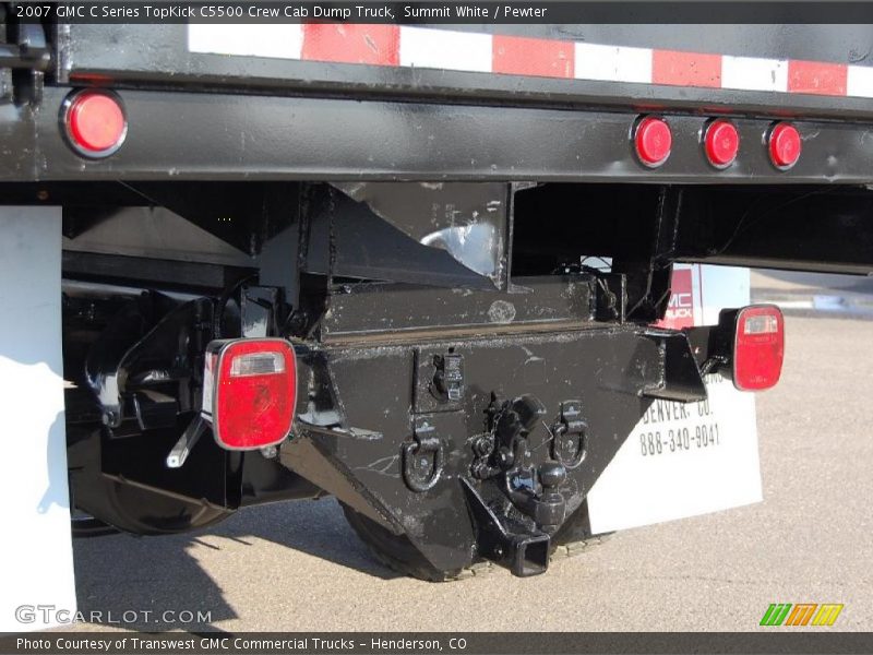 Summit White / Pewter 2007 GMC C Series TopKick C5500 Crew Cab Dump Truck