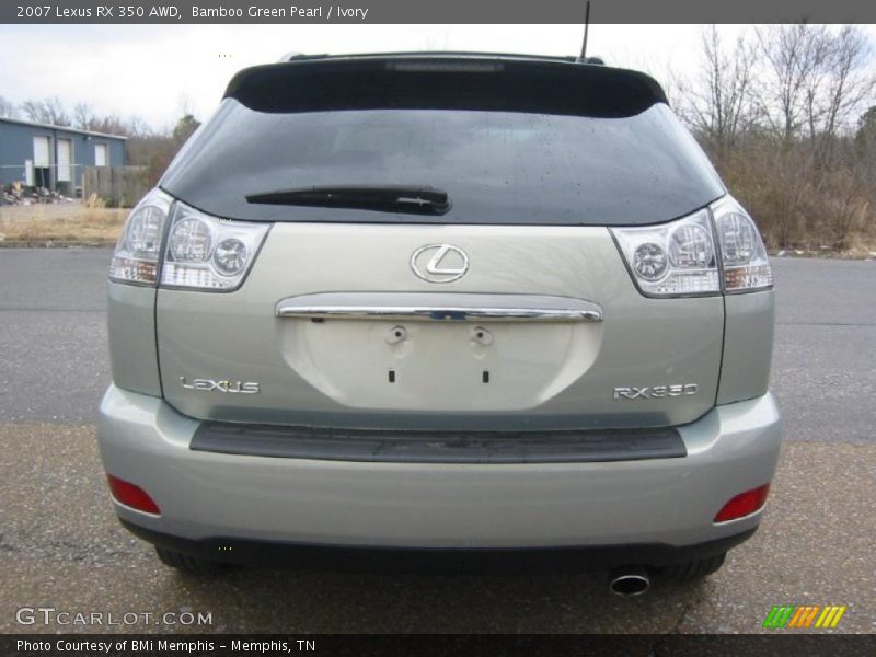 Bamboo Green Pearl / Ivory 2007 Lexus RX 350 AWD