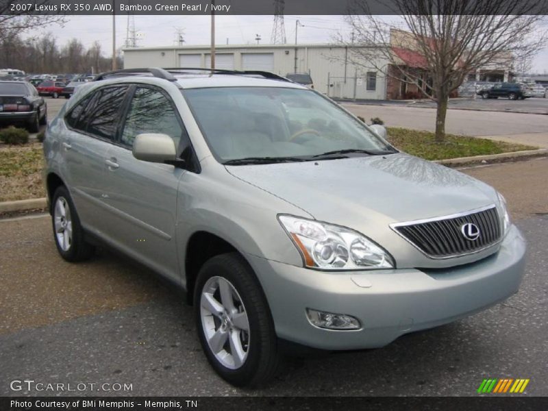 Bamboo Green Pearl / Ivory 2007 Lexus RX 350 AWD