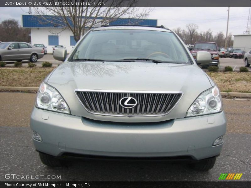 Bamboo Green Pearl / Ivory 2007 Lexus RX 350 AWD