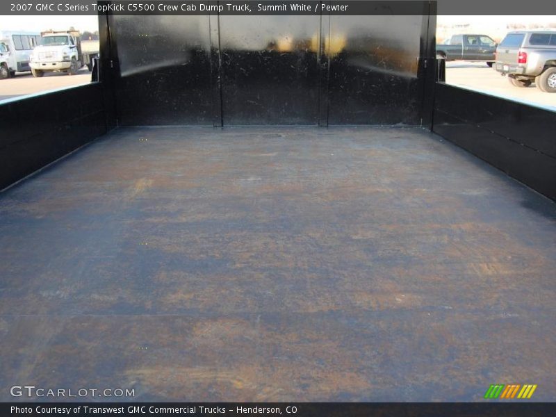 Summit White / Pewter 2007 GMC C Series TopKick C5500 Crew Cab Dump Truck