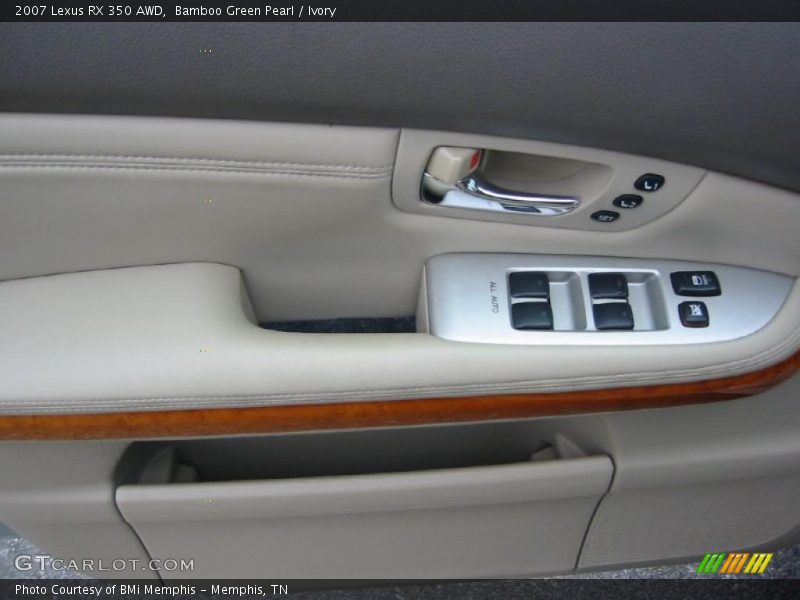 Bamboo Green Pearl / Ivory 2007 Lexus RX 350 AWD