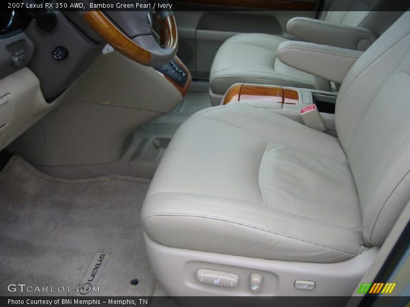 Bamboo Green Pearl / Ivory 2007 Lexus RX 350 AWD