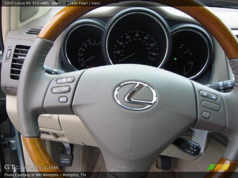 Bamboo Green Pearl / Ivory 2007 Lexus RX 350 AWD