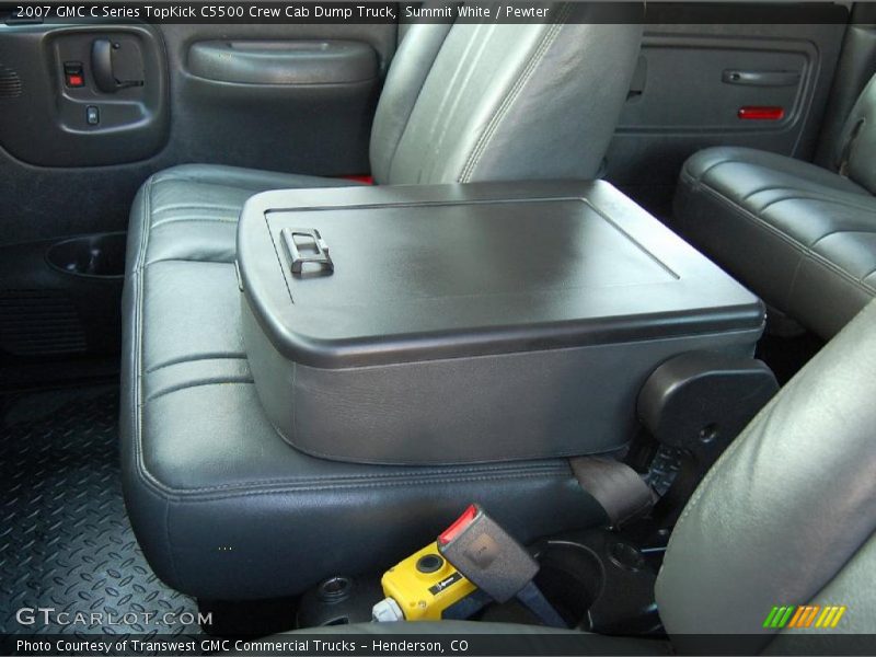 Summit White / Pewter 2007 GMC C Series TopKick C5500 Crew Cab Dump Truck