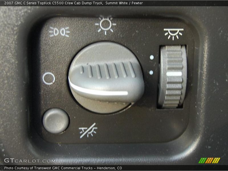 Summit White / Pewter 2007 GMC C Series TopKick C5500 Crew Cab Dump Truck