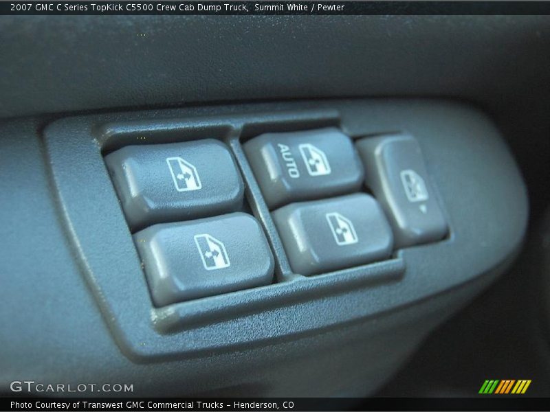 Summit White / Pewter 2007 GMC C Series TopKick C5500 Crew Cab Dump Truck