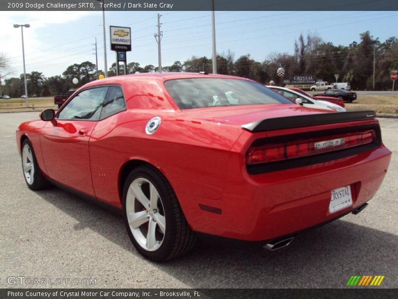 TorRed / Dark Slate Gray 2009 Dodge Challenger SRT8
