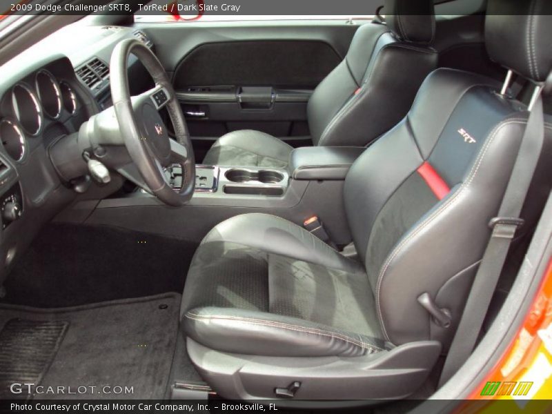 TorRed / Dark Slate Gray 2009 Dodge Challenger SRT8