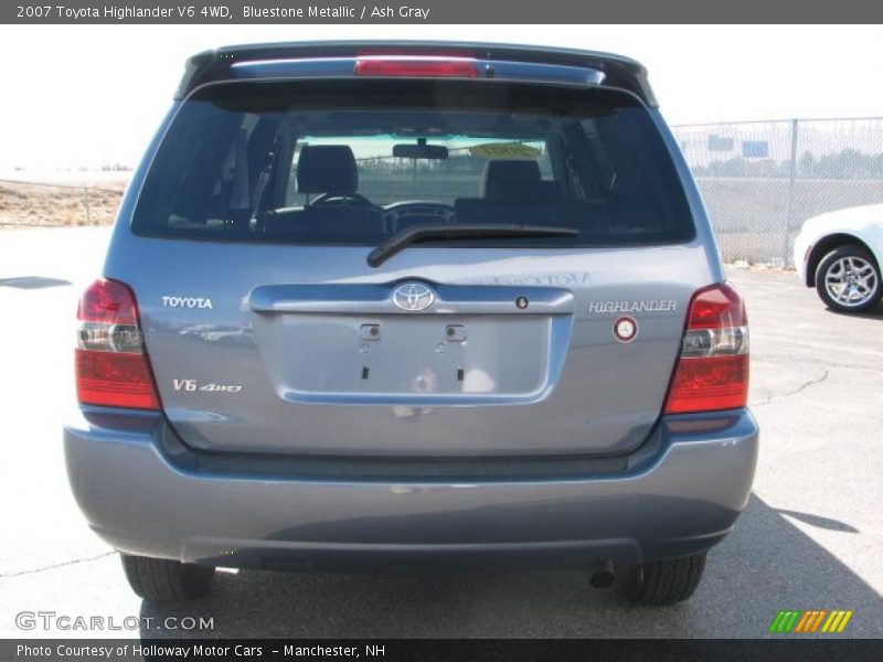 Bluestone Metallic / Ash Gray 2007 Toyota Highlander V6 4WD