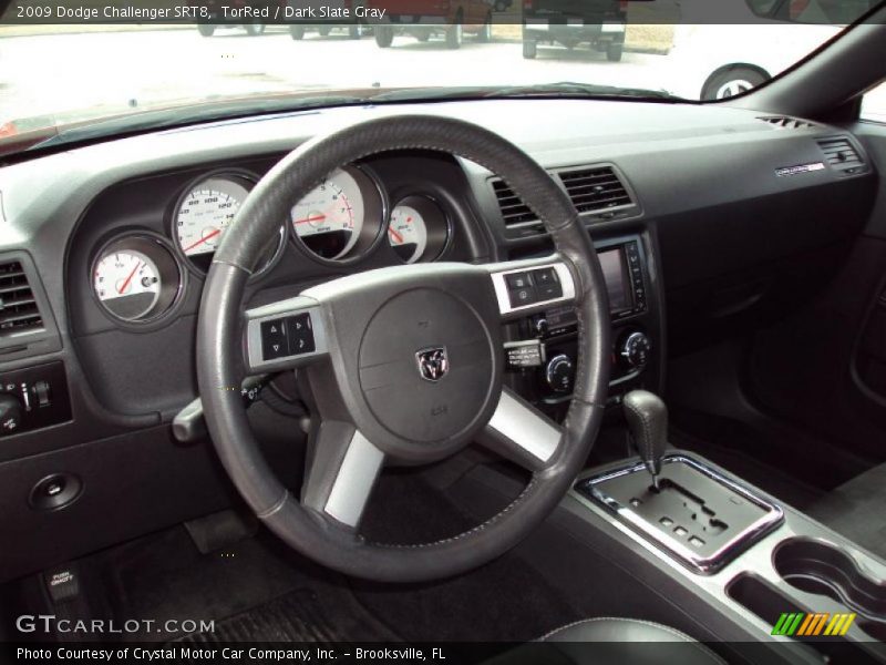 TorRed / Dark Slate Gray 2009 Dodge Challenger SRT8
