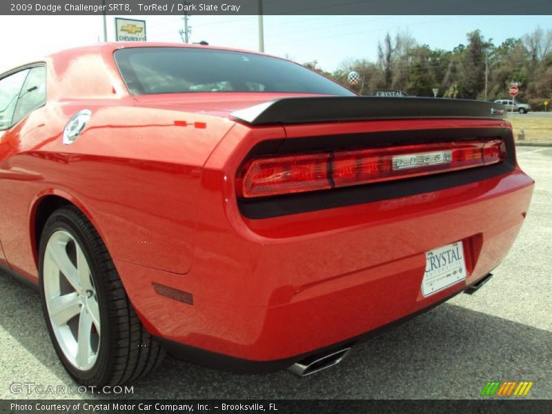 TorRed / Dark Slate Gray 2009 Dodge Challenger SRT8