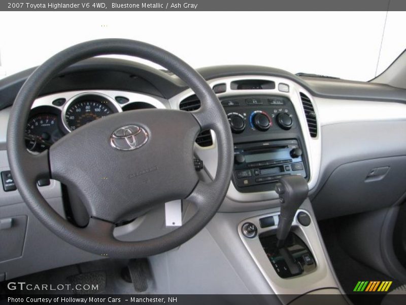 Bluestone Metallic / Ash Gray 2007 Toyota Highlander V6 4WD