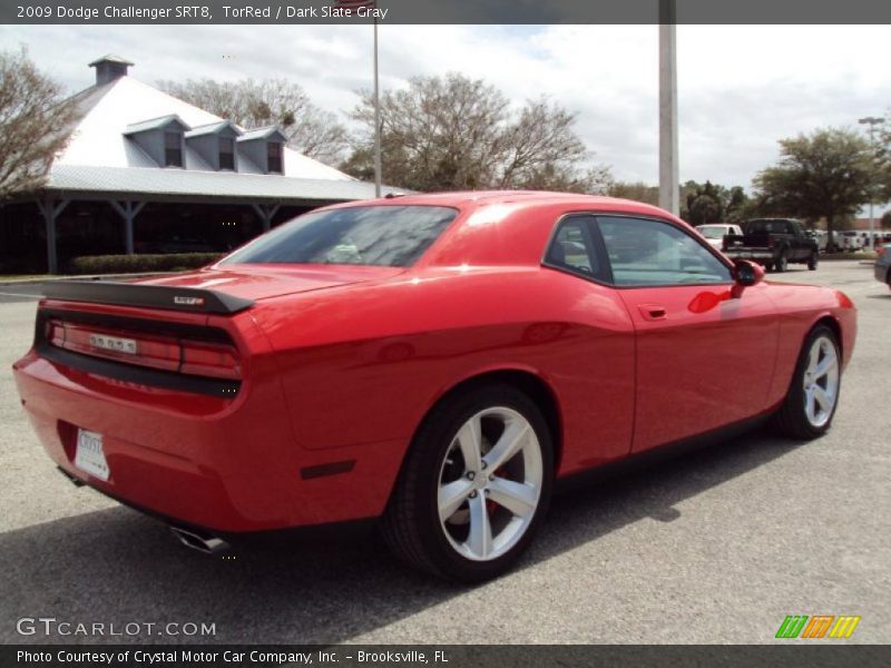 TorRed / Dark Slate Gray 2009 Dodge Challenger SRT8