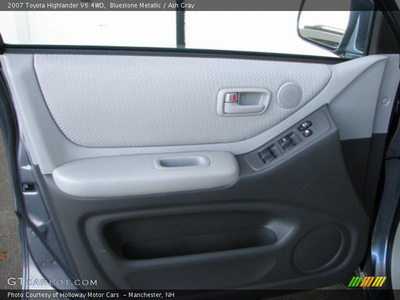 Bluestone Metallic / Ash Gray 2007 Toyota Highlander V6 4WD