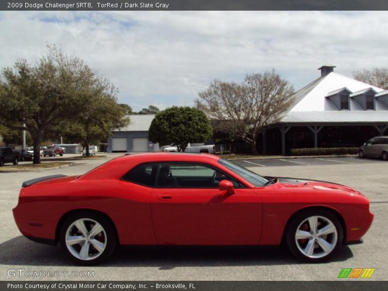 TorRed / Dark Slate Gray 2009 Dodge Challenger SRT8