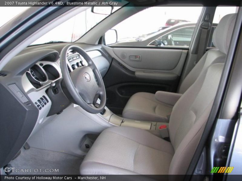 Bluestone Metallic / Ash Gray 2007 Toyota Highlander V6 4WD
