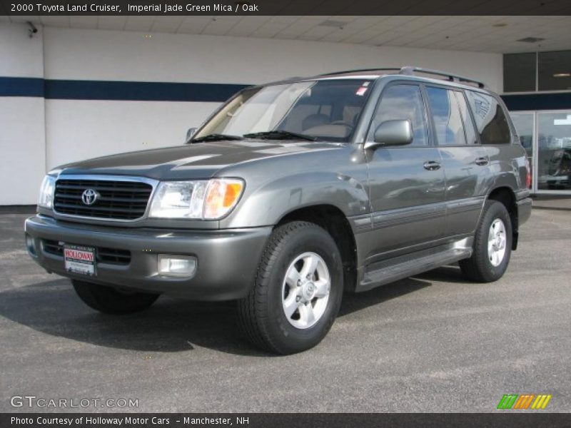 Imperial Jade Green Mica / Oak 2000 Toyota Land Cruiser