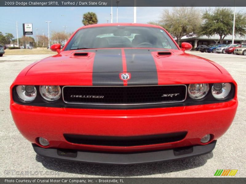 TorRed / Dark Slate Gray 2009 Dodge Challenger SRT8