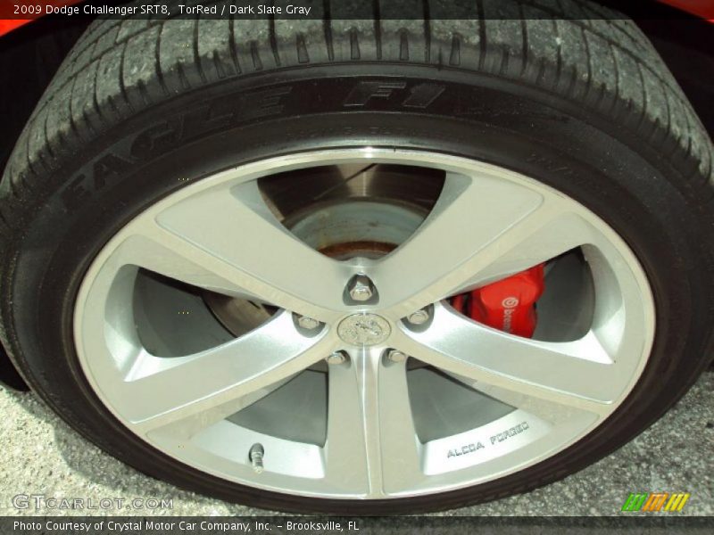 TorRed / Dark Slate Gray 2009 Dodge Challenger SRT8