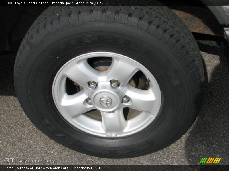 Imperial Jade Green Mica / Oak 2000 Toyota Land Cruiser