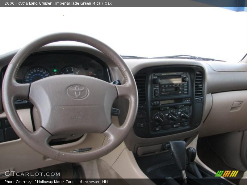 Imperial Jade Green Mica / Oak 2000 Toyota Land Cruiser