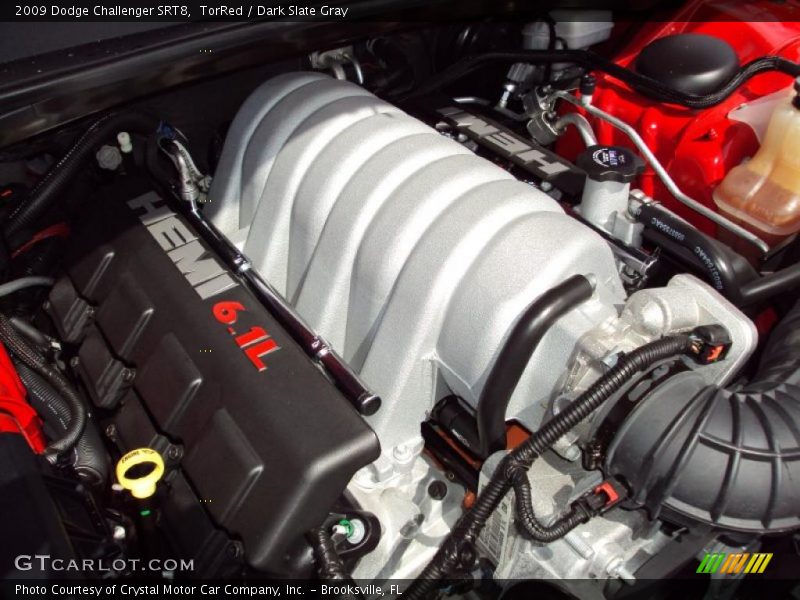 TorRed / Dark Slate Gray 2009 Dodge Challenger SRT8