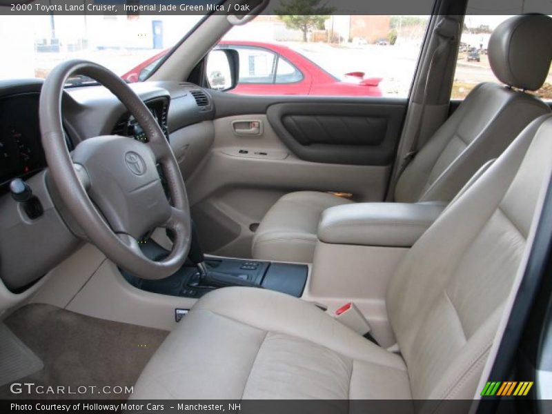 Imperial Jade Green Mica / Oak 2000 Toyota Land Cruiser