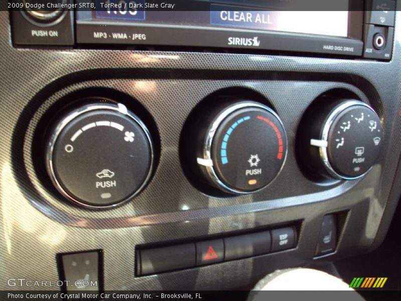 TorRed / Dark Slate Gray 2009 Dodge Challenger SRT8