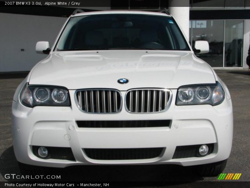 Alpine White / Grey 2007 BMW X3 3.0si