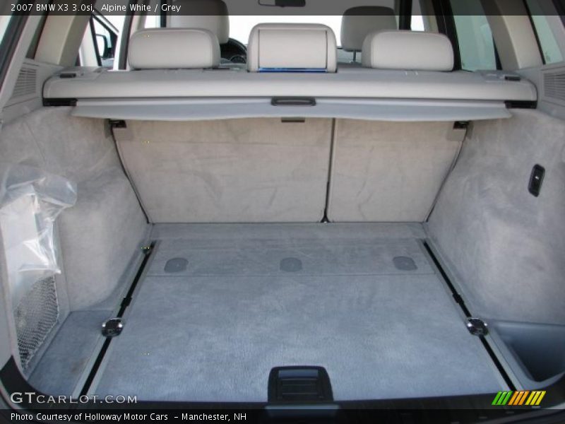 Alpine White / Grey 2007 BMW X3 3.0si