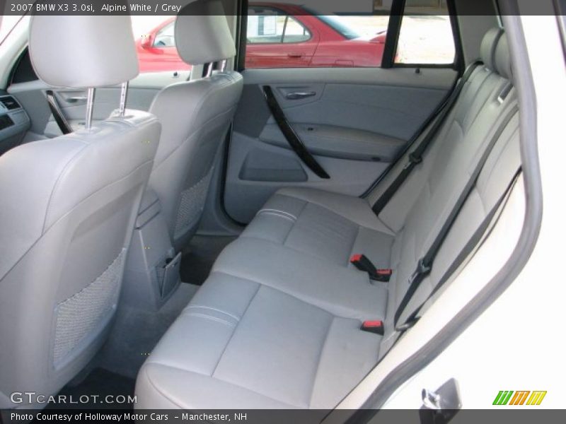 Alpine White / Grey 2007 BMW X3 3.0si