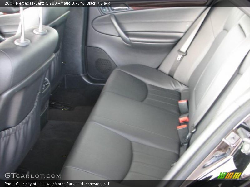 Black / Black 2007 Mercedes-Benz C 280 4Matic Luxury
