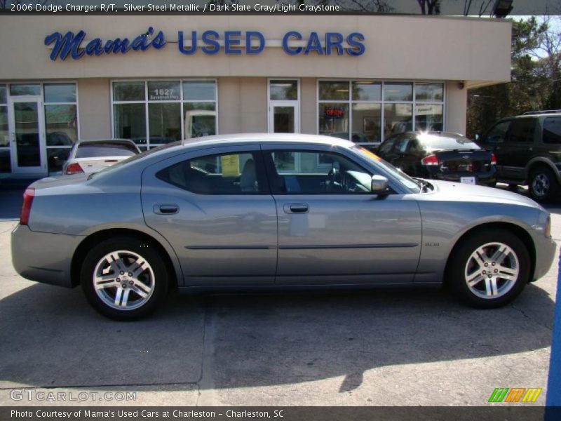 Silver Steel Metallic / Dark Slate Gray/Light Graystone 2006 Dodge Charger R/T