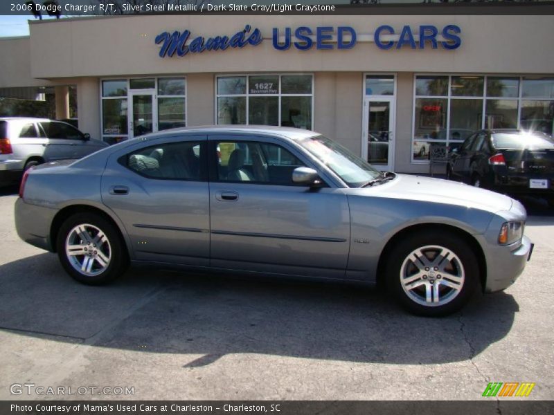 Silver Steel Metallic / Dark Slate Gray/Light Graystone 2006 Dodge Charger R/T