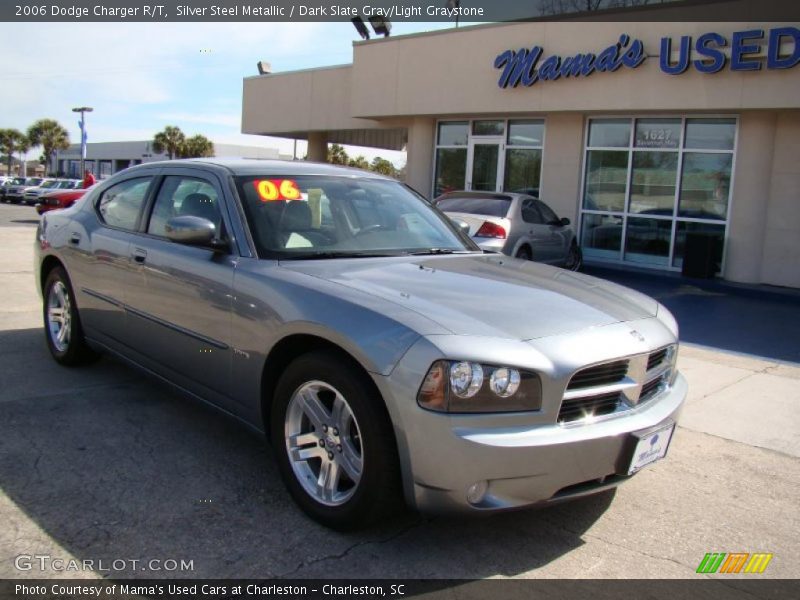 Silver Steel Metallic / Dark Slate Gray/Light Graystone 2006 Dodge Charger R/T