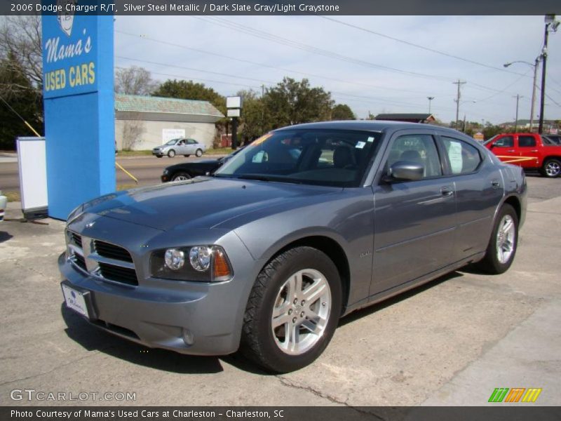 Silver Steel Metallic / Dark Slate Gray/Light Graystone 2006 Dodge Charger R/T