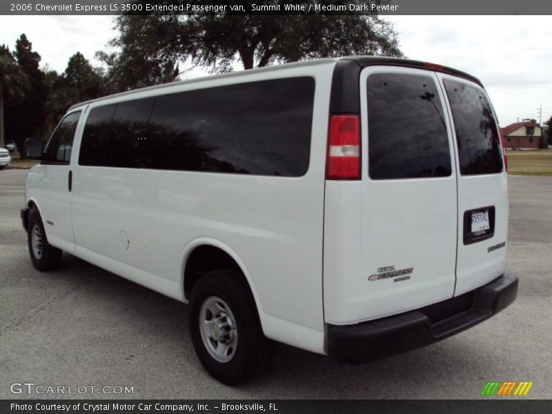 Summit White / Medium Dark Pewter 2006 Chevrolet Express LS 3500 Extended Passenger van