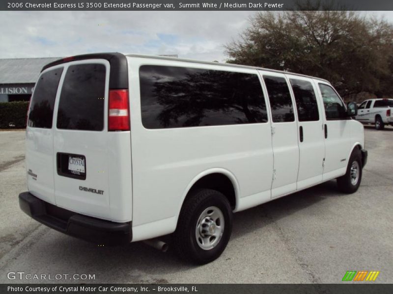 Summit White / Medium Dark Pewter 2006 Chevrolet Express LS 3500 Extended Passenger van
